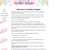 Tablet Screenshot of healthyinsights.com